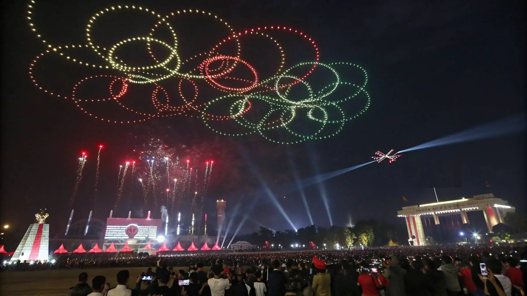 Drone show untuk acara pemerintah | Pertunjukan Drone Indonesia